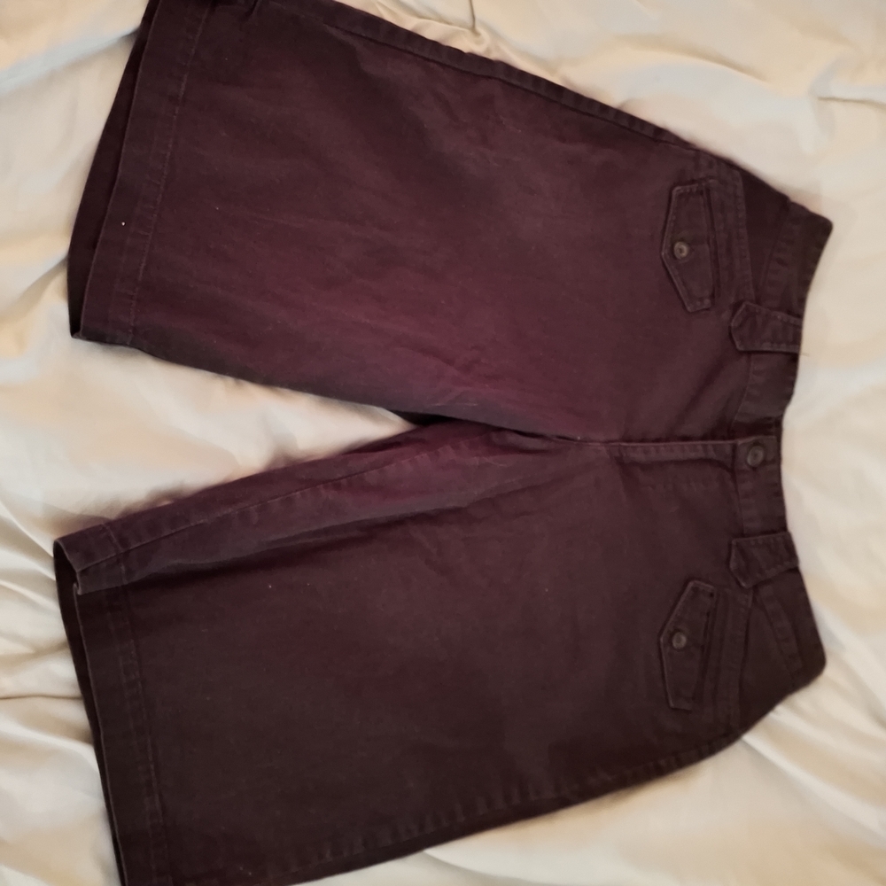 Fashion Bug Women's Dark Brown Bermuda Shorts Casual Style - Picture 3 of 7